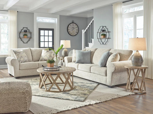 Haisley Ivory Living Room Set