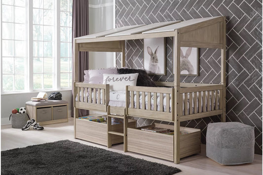 Charlotte Twin Loft Storage Bed