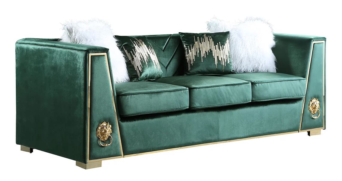 Kenneth Green Velvet Living Room Set