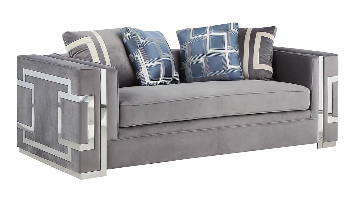 Kilye Oversized Living Room Set Grey