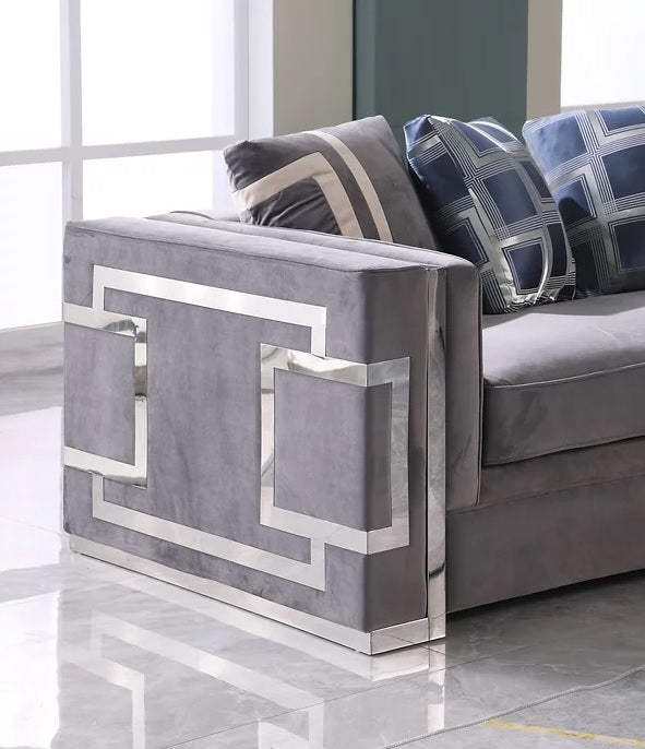 Kilye Oversized Living Room Set Grey