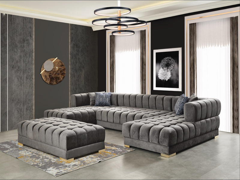 Gorgeous Double Chaise Sectional Set – Olmedo's Home Furniture