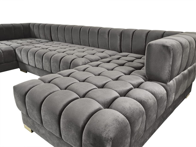 Gorgeous Double Chaise Sectional Set – Olmedo's Home Furniture
