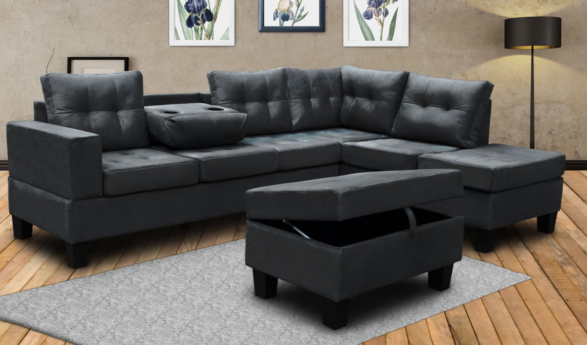 Allen Parkway Sectional Sofa (Multiple Colors Available)