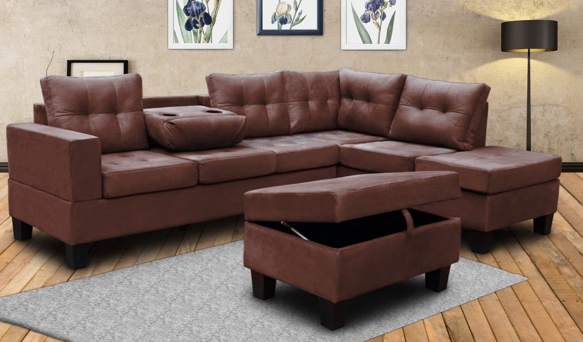 Allen Parkway Sectional Sofa (Multiple Colors Available)