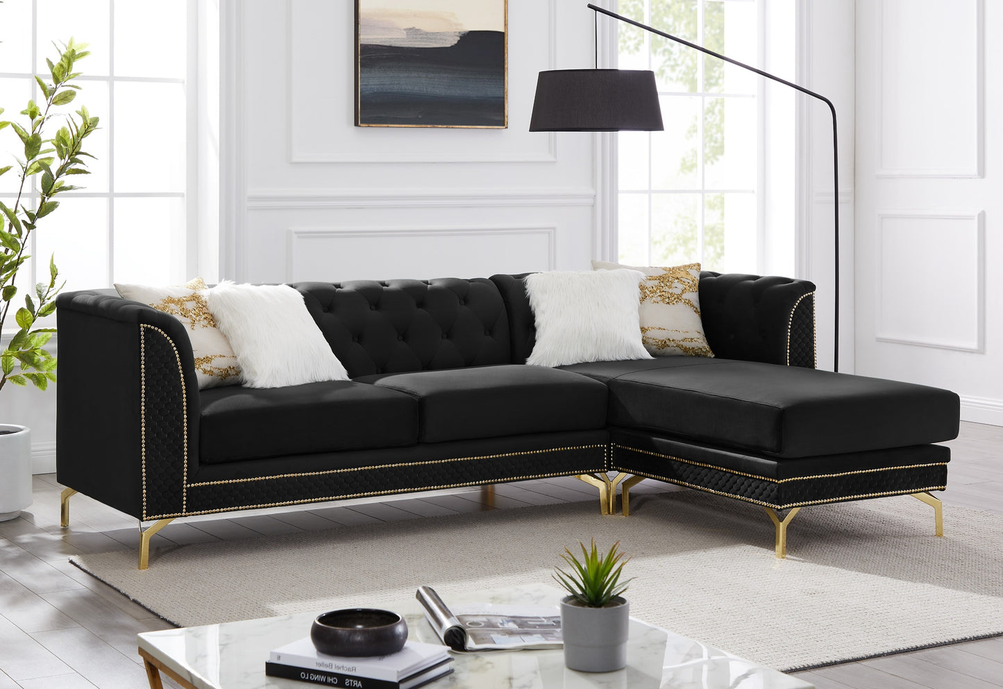 Zia Sectional Sofa (Multiple Colors Available)